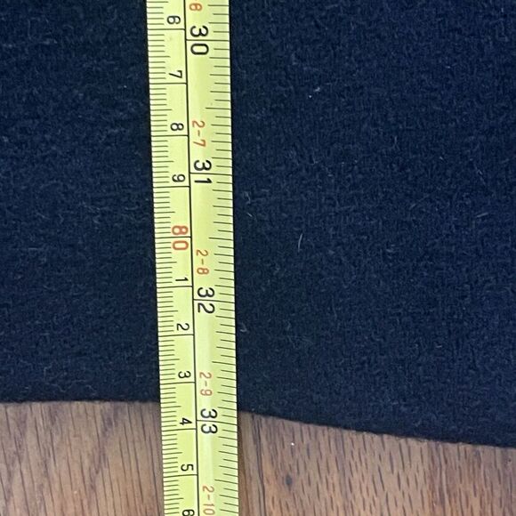 J.CREW Toscana Coat Italian Stadium Cloth Wool Blend 6 Black NEW Jacket CE180 - Picture 11 of 14